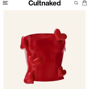 CULTNAKED Love Killa bandeau in Red patent × 1
M / Red / Vegan Leather